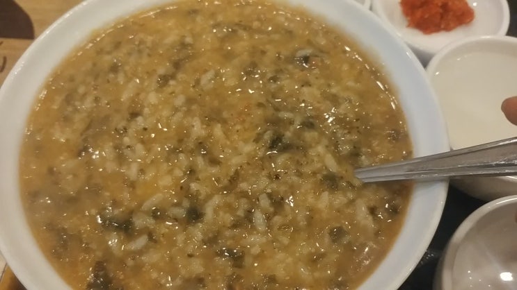  본죽시래기바지락죽
