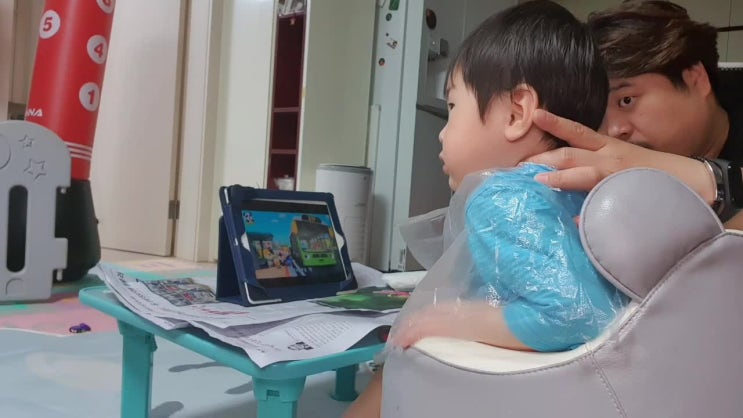  29개월 아기 집에서 아빠표 셀프 미용실,