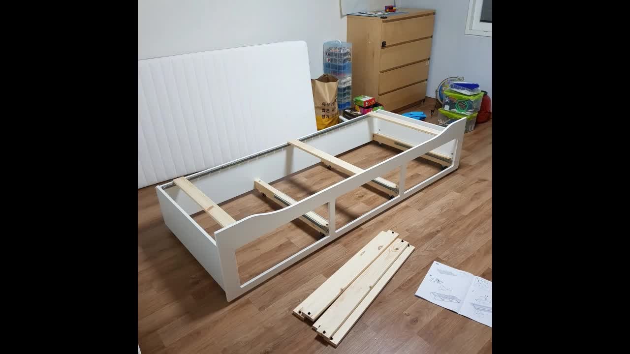 이케아 데이베드프레임 확장형 침대 HEMNES 햄네스 MALFORS
