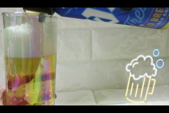  생맥주크림제조기 핸디맥주서버로 크리미한 맥주 만들기