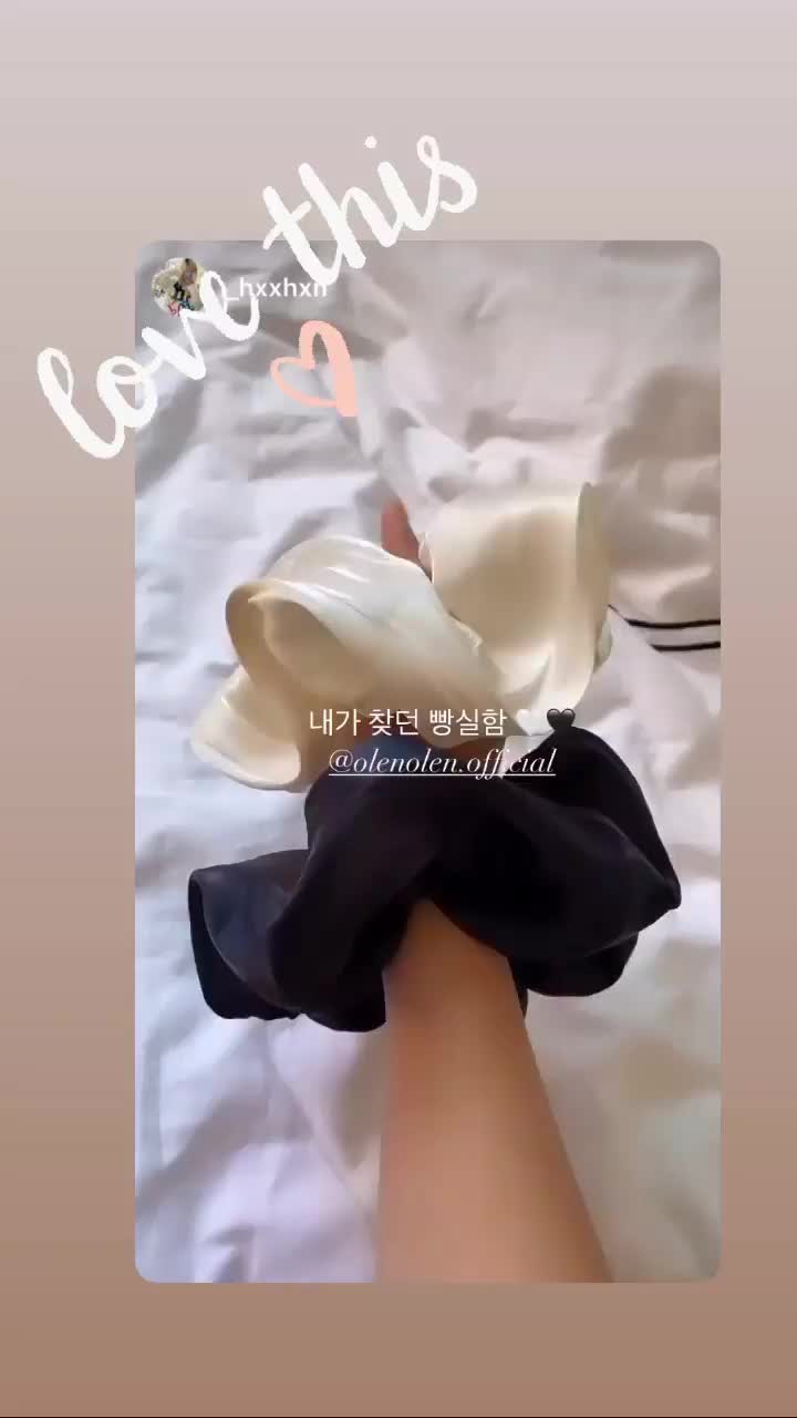  새틴빅곱창밴드 고객님후기 >_<