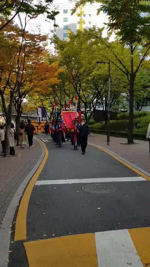  덕수궁 수문장 교대식 후 영상