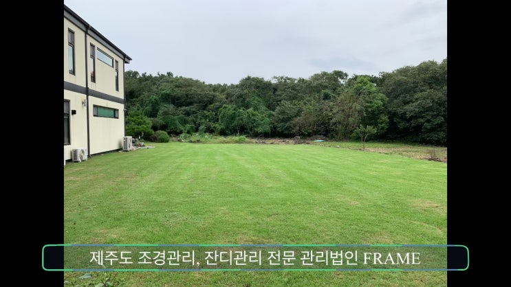  제주도 조경관리 잔디관리 전문기업 이디에스
