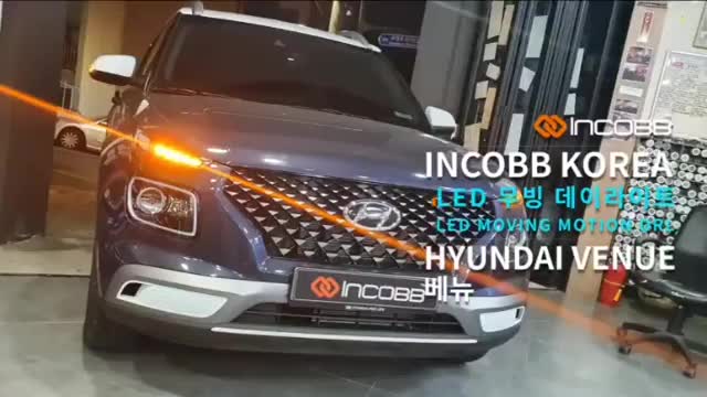  [INCOBB JAPAN] VENUE ムービングデイライトMOVING DRL 装着！