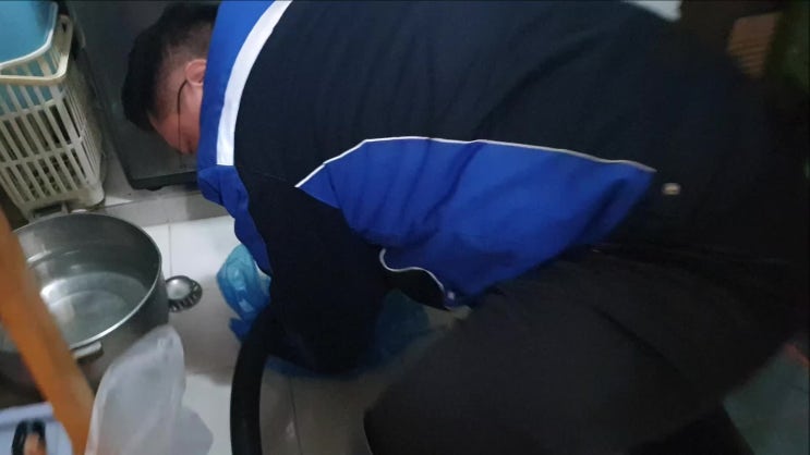  매산동 화서동 하수구막힘 우만동 행궁동 싱크대뚫는곳 고압세척업체 시공 과정