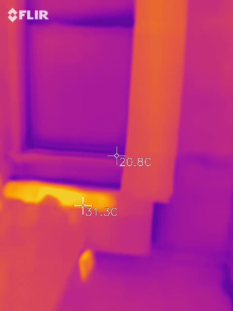  [열화상카메라] FLIR onr pro로 차가운 바람이 들어오는 곳 알아보기