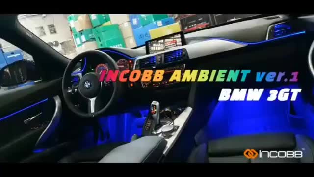 INCOBB JAPAN BMW 3GT F34 アンビエントライト VER.1 + 2 同時作業で高級感アップ！