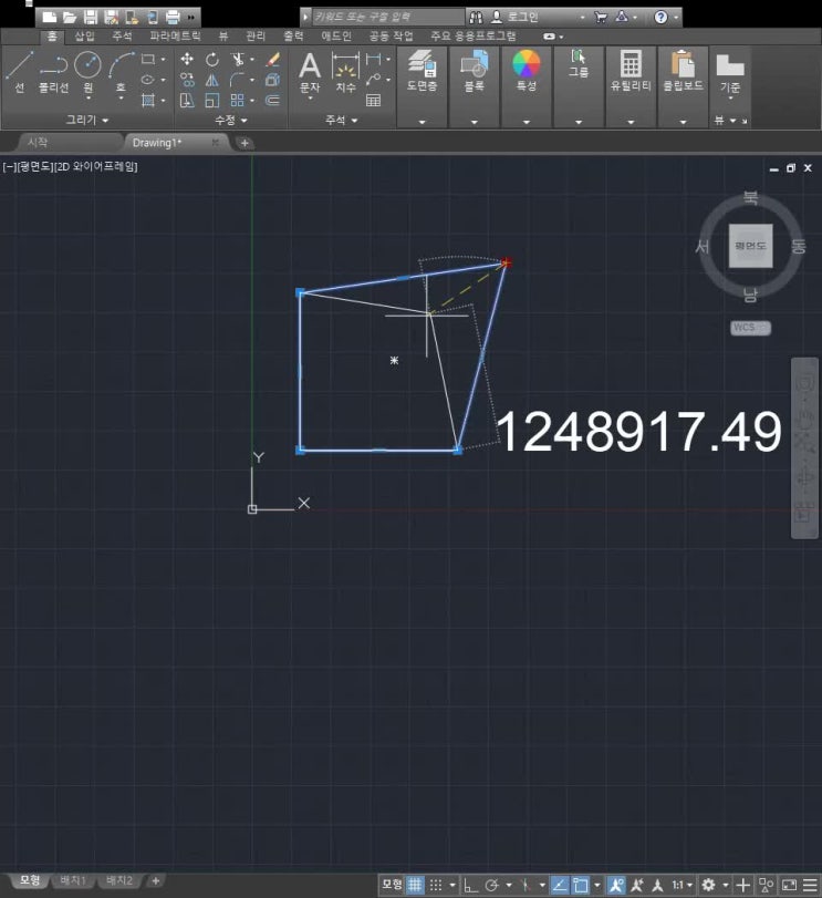  AutoCad lisp ARER. 면적반영텍스트 생성/쓸일이 있을까?/객체 연동 면적변경/면적리습/면적반영