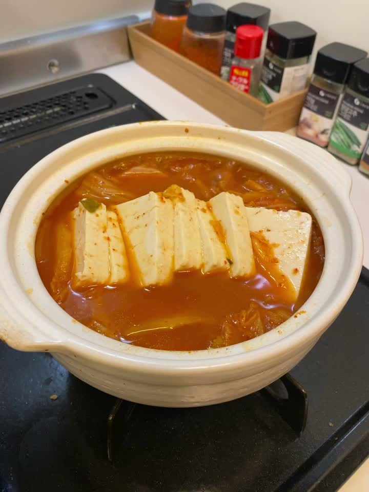  [한국요리] 스팸 두부 김치찌개