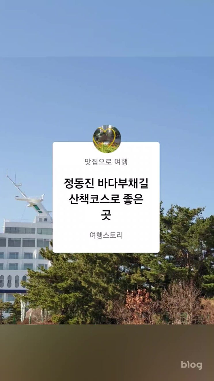  정동진 바다 부채길