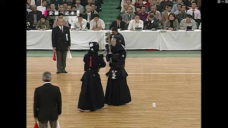  近本巧 VS 安藤戒牛 [第51回全日本剣道選手権大会] 득점장면 슬로우