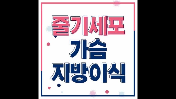  줄기세포가슴지방이식 청담 성형외과 중에서 여기!