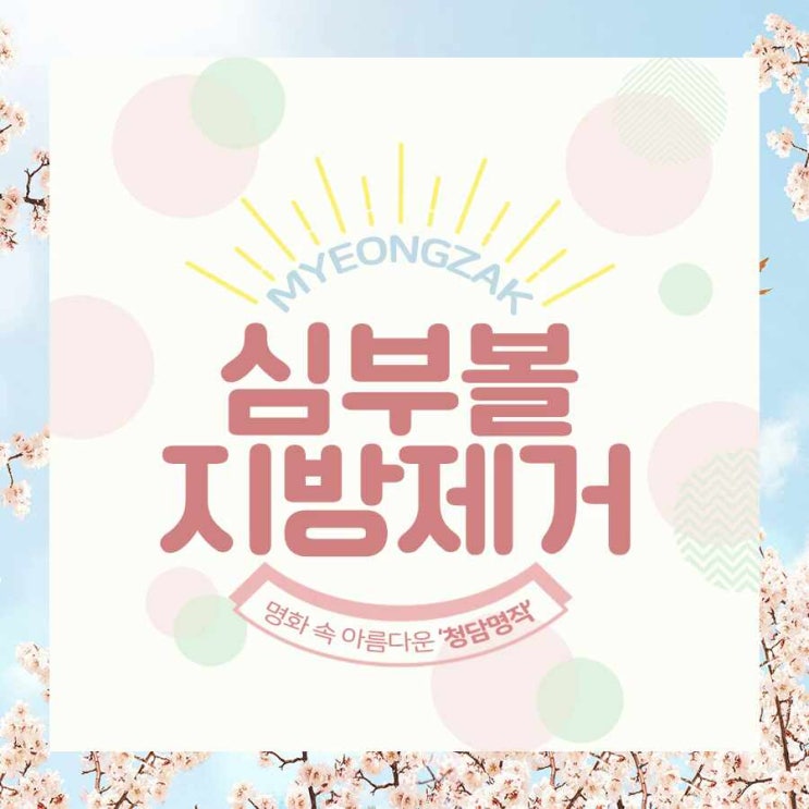  심부볼지방제거 강남성형외과유명한곳에서!