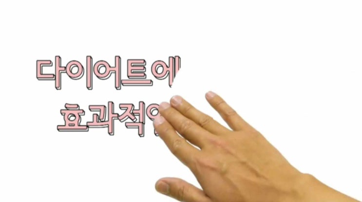  다이어트 성공의 효과적인 방법