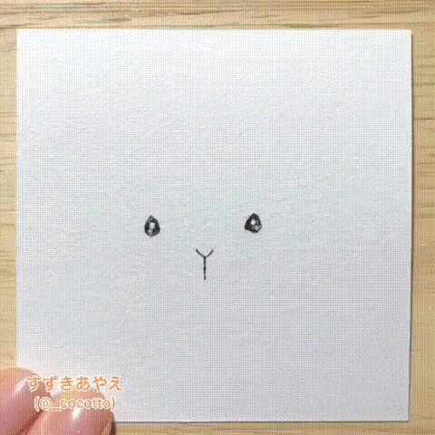  붓으로 이쁘게 동물 색칠 그리기