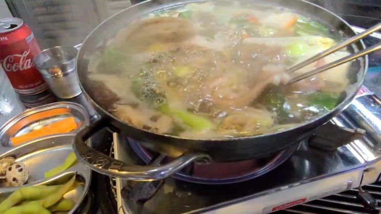  백신맞은 아내를 위한 기력회복 보양식 연포탕 / 구디 해산물 맛집