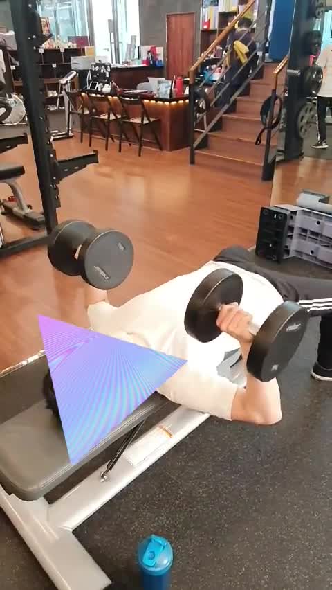 평촌 p t ) 가슴 운동 덤벨 벤치 프레스 : 네이버 블로그