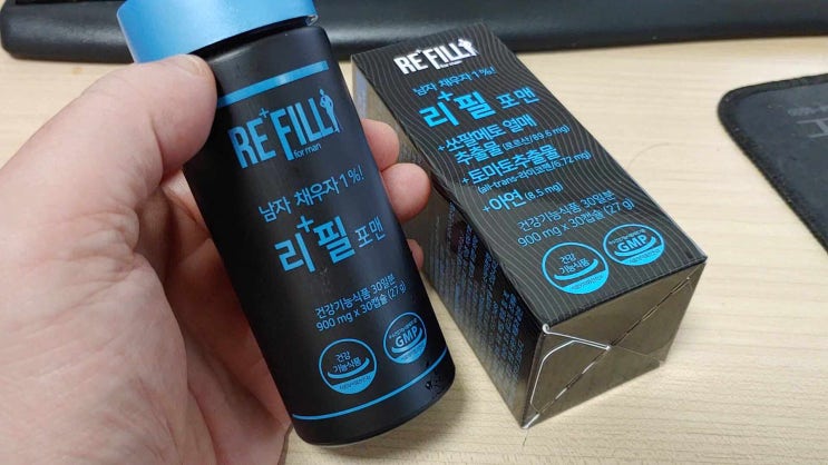  남성갱년기영양제 전립선영양제 쏘팔메토 리필포맨 매일 먹네요