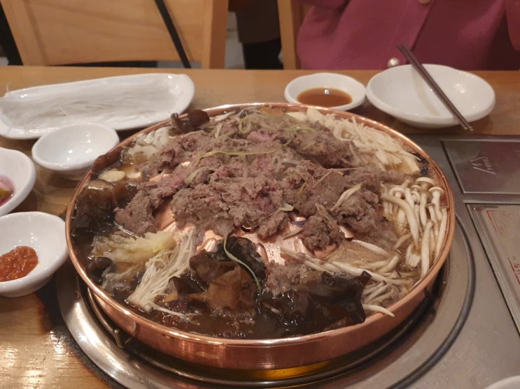  서울숲 버섯집 버섯생불고기전골