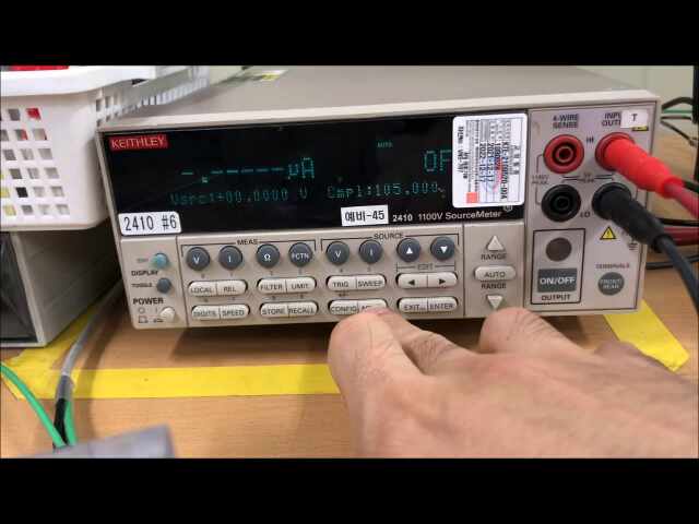  Keithley 24xx RS-232 통신 설정법