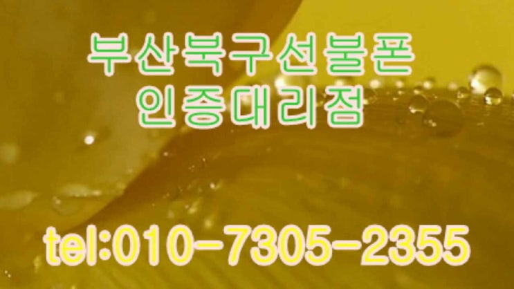 부산북구선불폰 덕천동 화명동근처 지점 알려드려요
