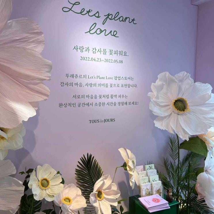  성수 뚜레쥬르 팝업스토어: Let's Plant Love(5월 8일 어버이날까지)