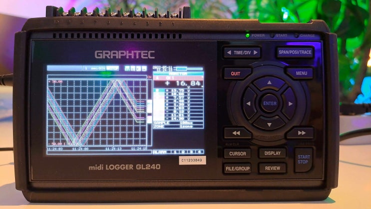[GRAPHTEC] GL240 데이터로거 언박싱 리뷰 : 네이버 블로그