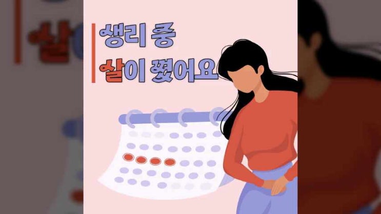 생리 중 살이 쪘어요. 살 빠지는 중 맞나요? : 네이버 블로그