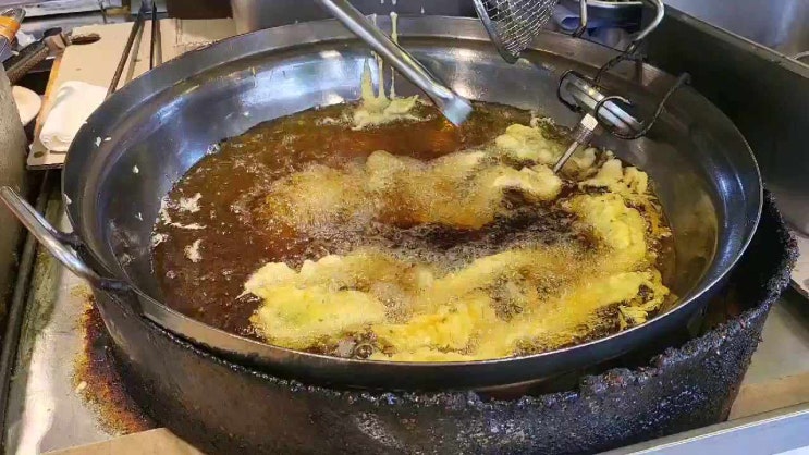  김포공항 주변 맛집 바삭한 개화산 튀김명가