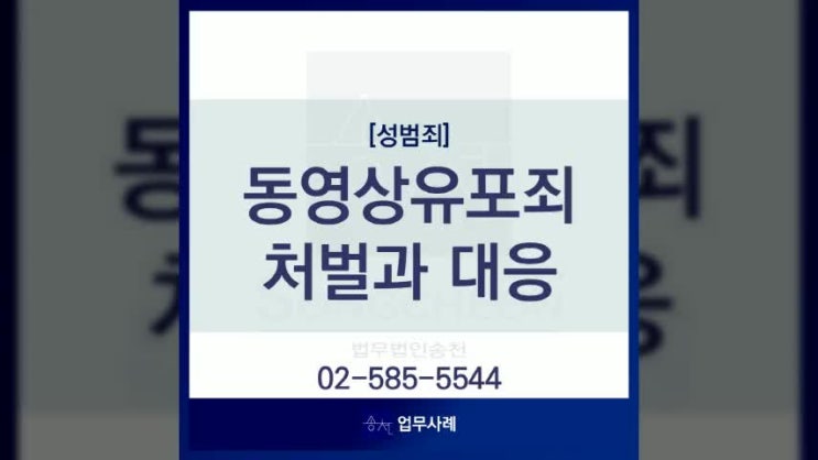  동영상유포죄 처벌 인생이 걸린 일이기에