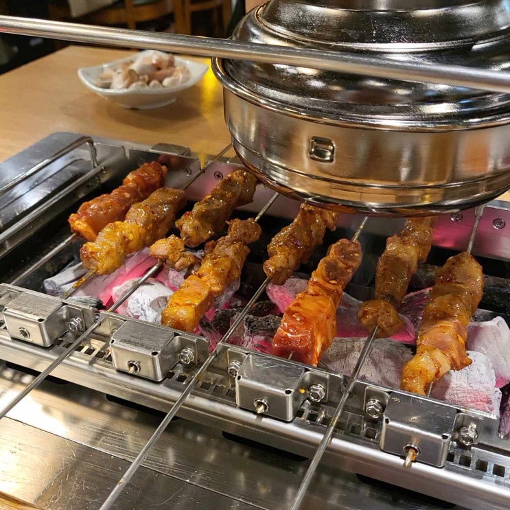 [송화양꼬치] 건대 양꼬치 맛집/오리지널양꼬치 물만두 마늘꼬치 칭따오 새로소주