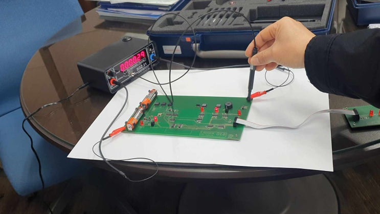  PCB Immunity Test (E1 System) / LANGER  Ground레벨 오동작 재현 및 MS02측정, PCB 오동작재현, PCB노이즈, 노이즈대책
