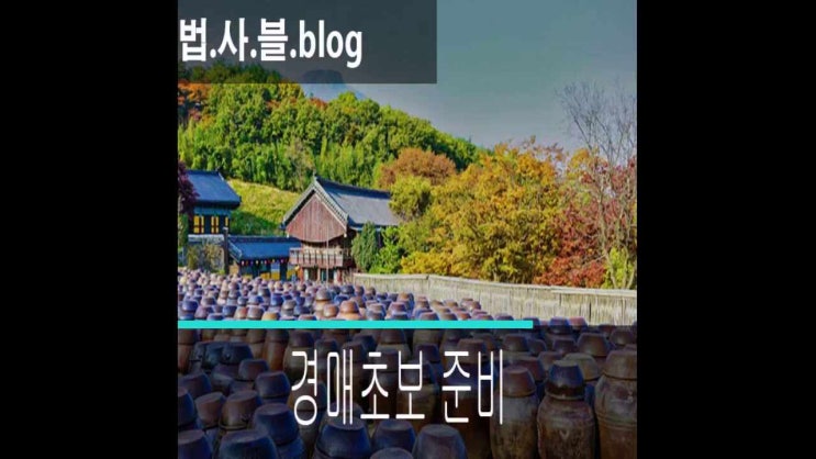  부동산경매 초보 철저한 사전분비부터