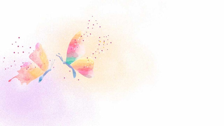  나비 날개짓 PPT 애니메이션 파워포인트  Butterfly animation in PowerPoint