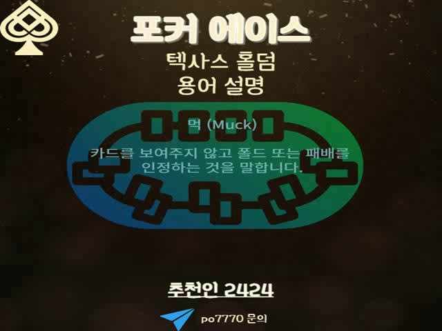  온라인 홀덤 혹은 포커에이스에서 간단한 규칙 (9)