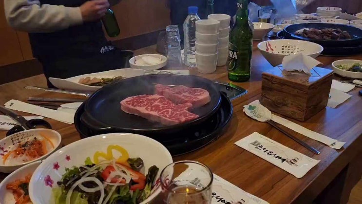  100년한우에서 탁송직원회식