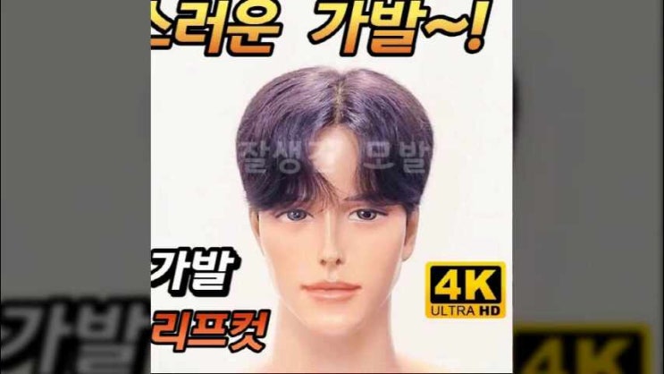  가르마가발 30대 남자도 어울리게