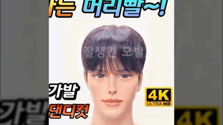  장발가발 장인 갈색가발 모델에 맞는