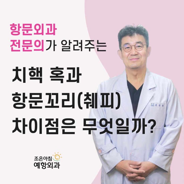 정왕치질, 치핵 혹과 항문꼬리(췌피) 차이점은 무엇일까? : 네이버 블로그