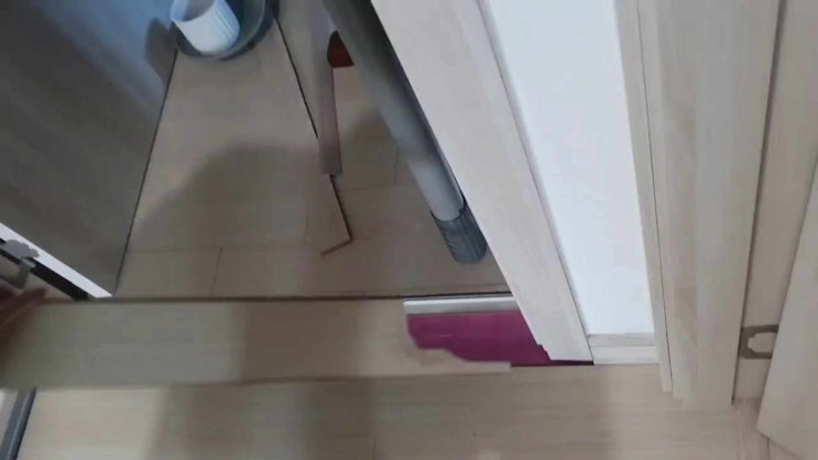  강화마루소폭 시공현장 문아래 마루재단 하는 방법