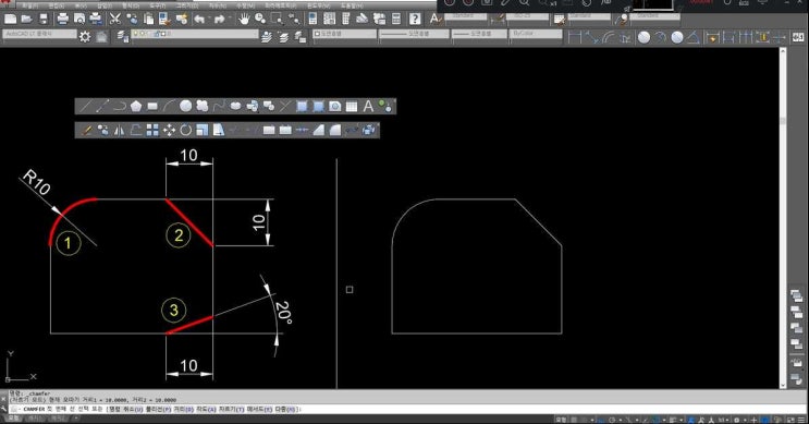  CAD 기초> 2. 라운드(Fillet), 모따(Chamfer)