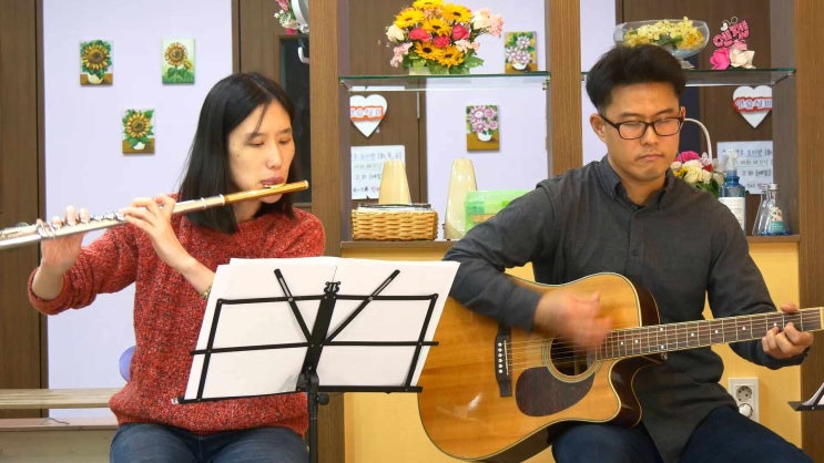 [플루트 비법] "공간을 지배하는 자" - (너에게난, 나에게 넌, 플루트 통기타 연주의 파트별 녹음을 확인해보자.)