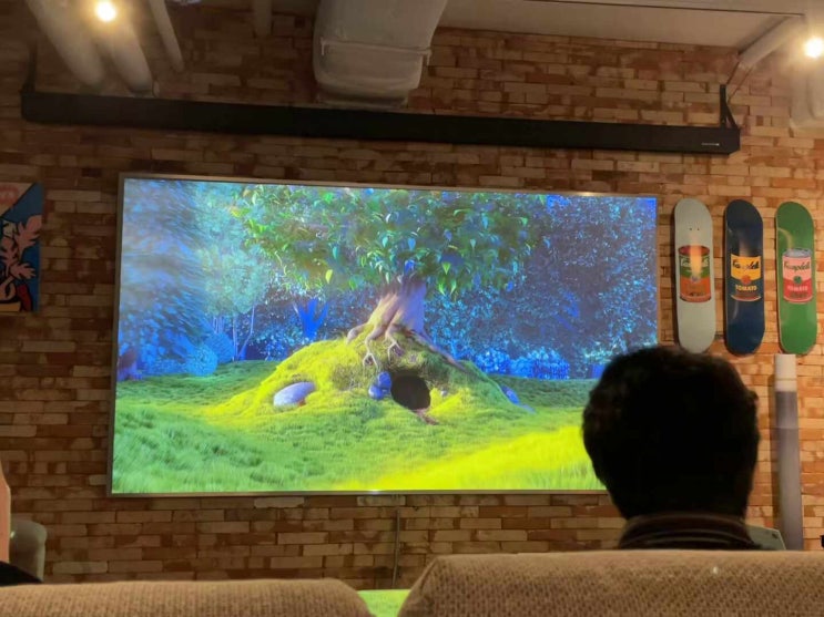  엡손 빔프로젝터 EH-LS650W 시연회 in 블룸즈베리랩