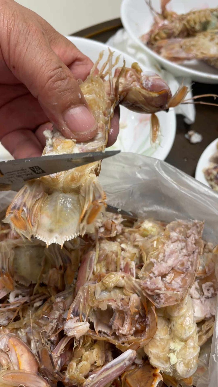 갯가재 까는법 쏙 갯가재찜 까는방법 장고항수산시장에서 : 네이버 블로그