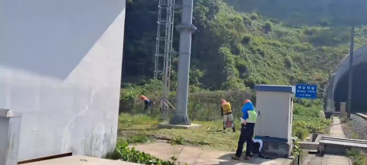  경북 영천시 대창면 신광리 및 조곡리 공공기관 통신탑 주변 예초 및 제초대행("영천예초대행")