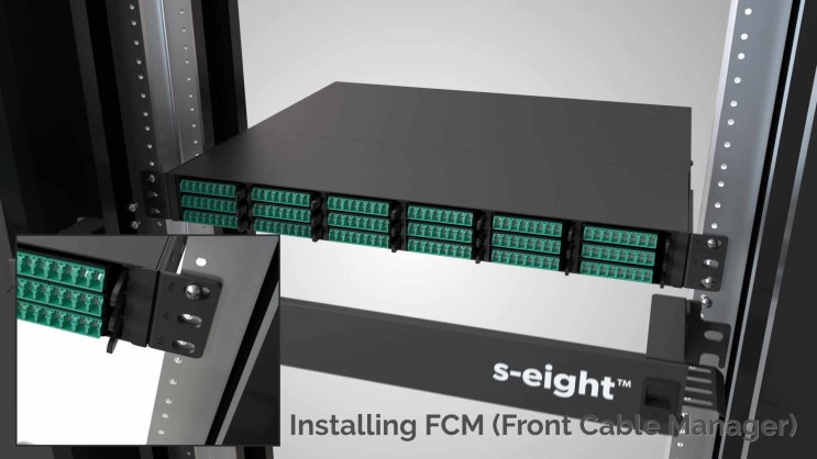  MPO 케이블,100G/25G 광모듈과 함께 사용하는 s-eight Patch Panel 동영상 소개