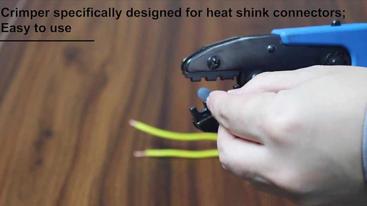 열수축튜브 압착 터미널 단자 일체형 방수 슬리브 Heat shrink crimp seal connectorbutt splice