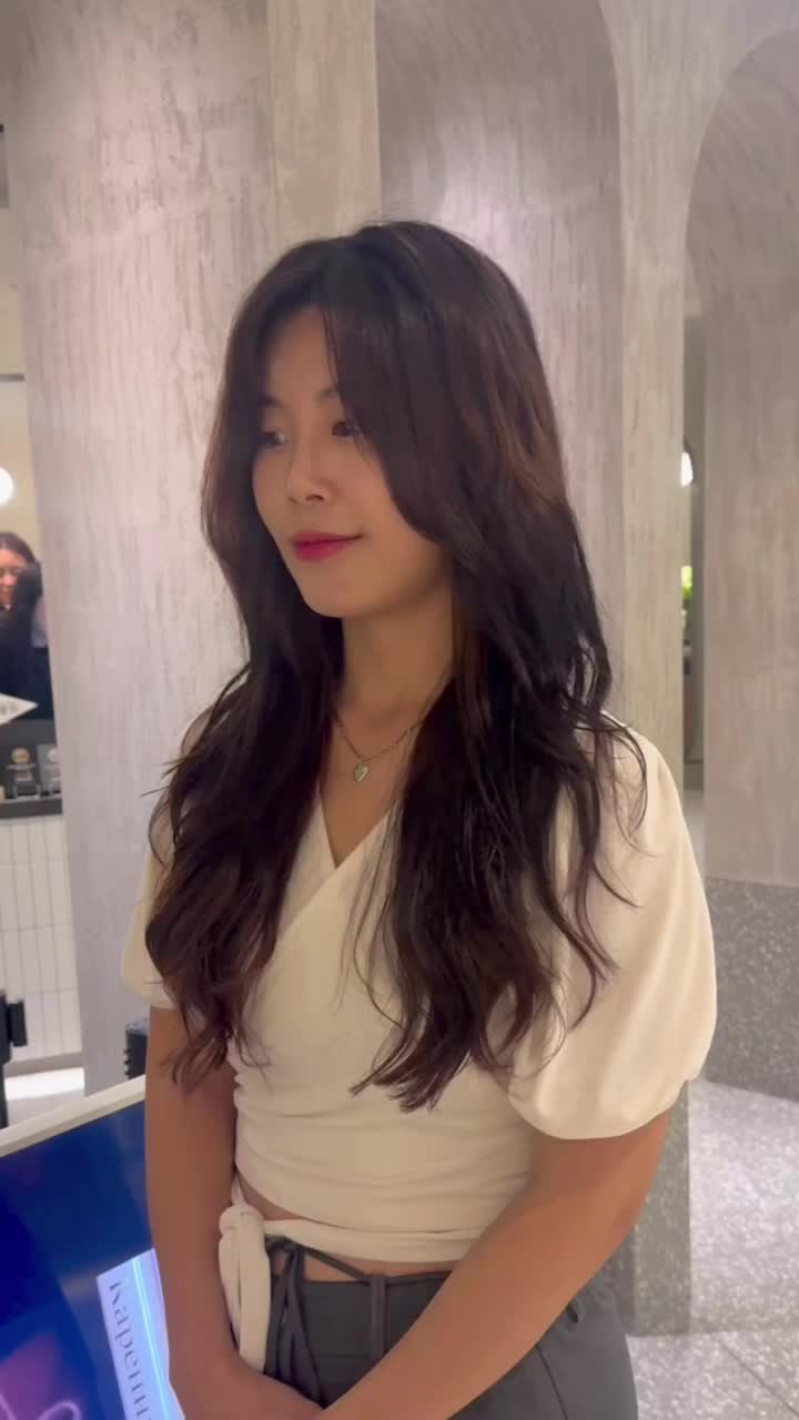  손질 간편 굵은 웨이브펌 하기!! (feat.주연 디자이너)