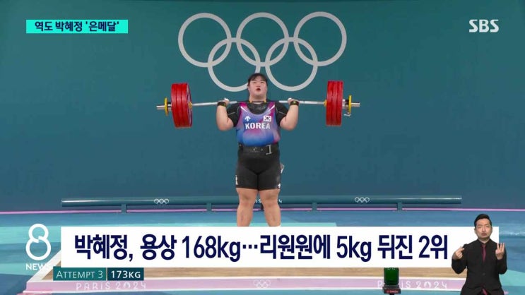 [SBS] <b>박혜정</b> '은빛' 마무리…대한민국, 16년 만에 최고성적