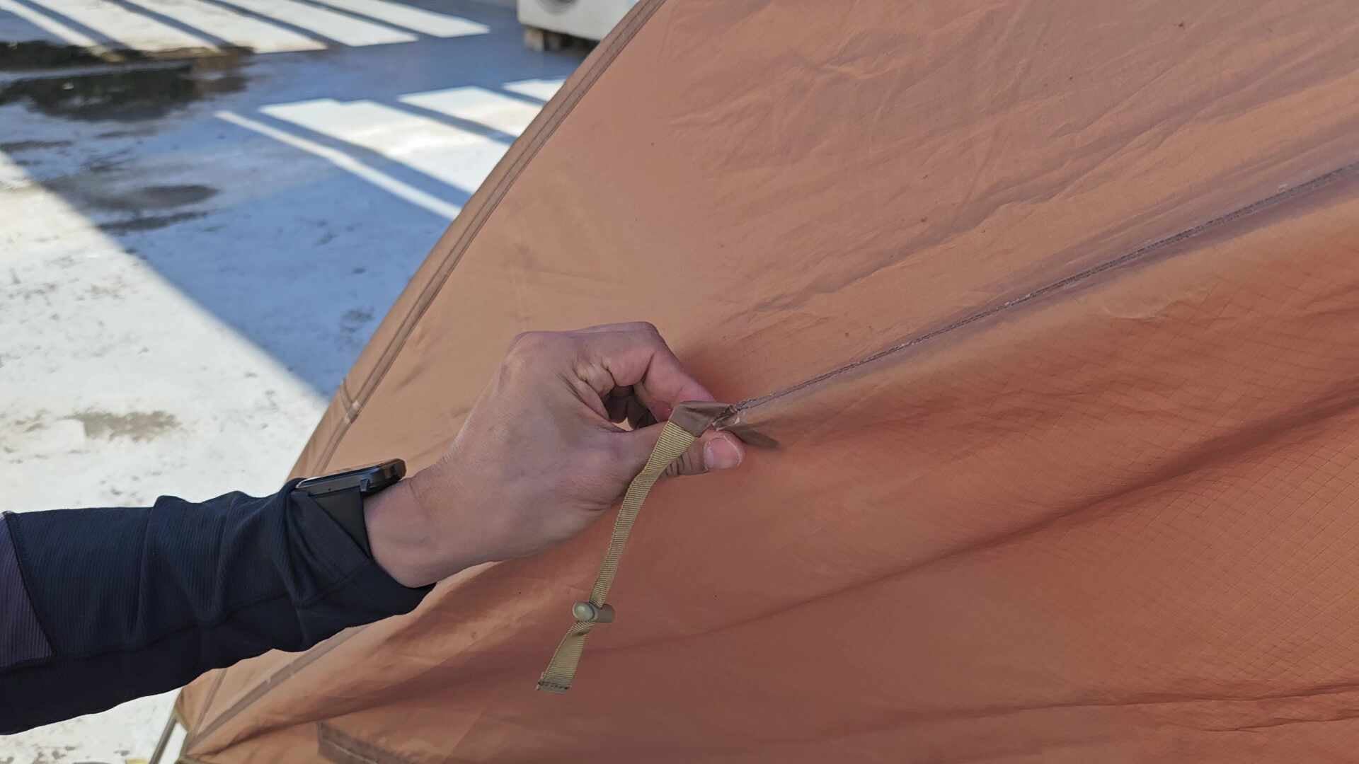 텐트 셀프 심실링